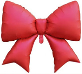 Balon Foliowy CZERWONA KOKARDA Urodziny 98x75cm