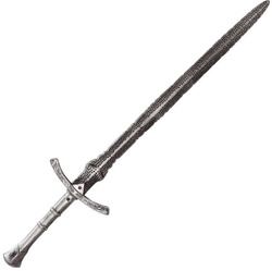 MIECZ RYCERSKI Dwuręczny Broń Wojownik 98cm