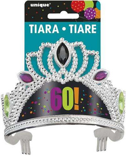 Tiara na 60 Urodziny, 1 szt.