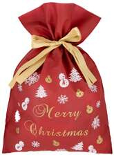 Worek na prezenty świąteczny bordowy