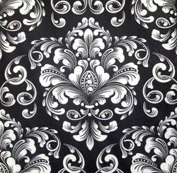 Serwetki Czarno Białe Ornament 33x33cm 20szt.