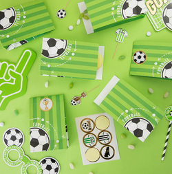 Torebki Papierowe na Cukierki PIŁKA NOŻNA 6szt.