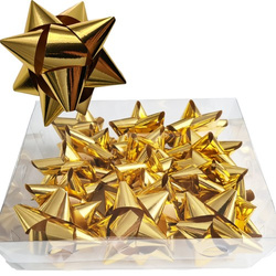 Rozety przyklejane 11 cm, złote 15 szt. 1 op.