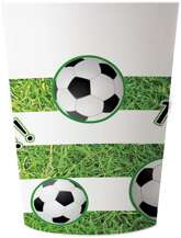 Kubeczki Wielorazowe Piłka Nożna 230ml 2szt.