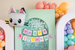 Baner Happy Birthday Koci Domek Gabi, 180 x 15 cm