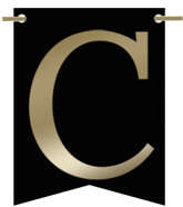 Flagietka, Litera C, Czarna, 1 szt.