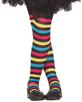 Rajstopy Dziecięce w Kolorowe Paski 7-12 lat
