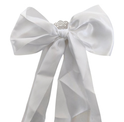 Kokardka komunijna  z rozetką 1 szt. 