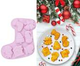 Forma Silikonowa do Ciastek Święta Boże Narodzenie