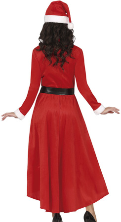 Strój Kostium Sukienka Mikołajka PANI MIKOŁAJOWA M