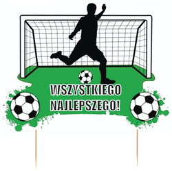 Topper Piłka Nożna DUŻY Wszystkiego Najlepsz 1szt.