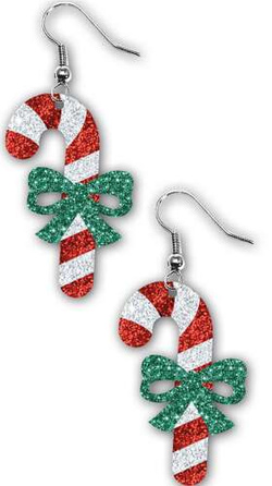 Kolczyki Wiszące Świąteczne LASKI CUKROWE 2szt.