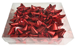 Rozety przyklejane11 cm, czerwone 15 szt. 1 op.