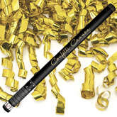 Tuba z serpentynami, złoty, 80cm 1 szt.