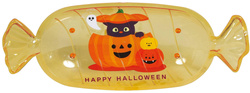 Pomarańczowa Tacka CUKIEREK Happy Halloween 13x13c