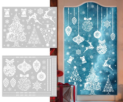 Dekoracja Świąteczna Elektrostatyczna ŚNIEŻYNKI