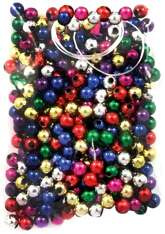 Koraliki Ozdobne Kuleczki MIX Metaliczne 5mm 40g