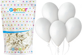 Balony G120 pastel 13" - białe 01/ 50 szt