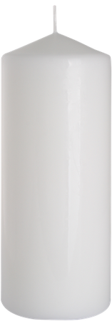 ŚWIECA Walec BIAŁA Komunia Wesele BISPOL 8x20cm