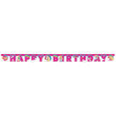 Baner napis urodzinowy Barbie Dreamtopia, 1szt