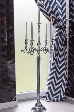 Świece Stołowe Stożkowe BIAŁE PERŁOWE 10szt.