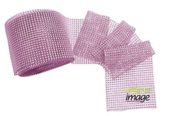 Taśma z cekinami 12cm * 10y różowa, 1 szt.