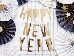 Rozety Papierowe Dekoracyjne Granatowe Mix 4szt.