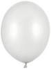 Balony St. 23cm (10") Metallic Silver Snow 100szt.