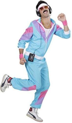 Strój Sportowiec Dres DISCO Lata 80 rozm.  L
