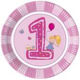 Talerzyki na Roczek, 23 cm, 8 szt.