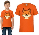 Koszulka Pomarańczowa LISEK Jesień 5-6 lat 116cm