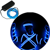 Świecąca TAŚMA LED Niebieska Przewód Świetlny 5m