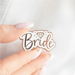 Przypinka Pin BRIDE Wieczór Panieński Różowe Złoto