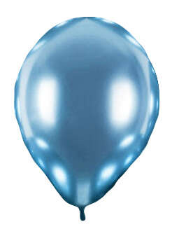 Balony GB120 shiny 13 cali - niebieski / 1 szt.