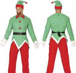 Strój Kostium Przebranie ELF Elfa Skrzata, L