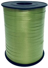 Wstążka pastelowa 0,5 cm 500m ZIELONA Oliwka 1szt.