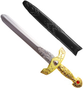 Miecz Królewski z Klejnotami i Pochwą 45cm