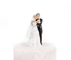 Figurka na tort Para Młoda, 11 cm, 1 szt.