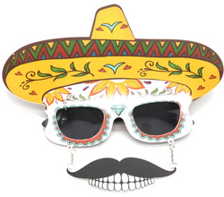Okulary Imprezowe SOMBRERO Meksykanin Los Muertos