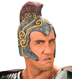 Hełm Lateksowy Rzymianina Rycerz Gladiator