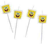 Świeczki Mini SpongeBob, 4 szt.