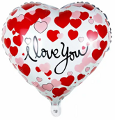 Balon Foliowy Serce I LOVE YOU Walentynki 45 cm