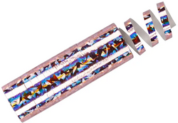 Serpentyny holograficzne, jasny różowy, 3,8 m