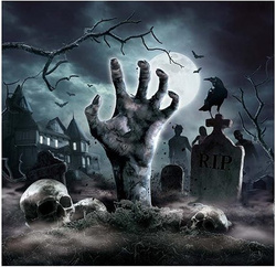 Serwetki Papierowe CMENTARZ Halloween 33x33cm 12sz