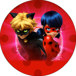 Opłatek tortowy 14 cm, Miraculum 1 szt.