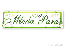 Tablice rejestr. weselne 50x11,5 cm, 1 szt