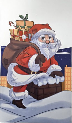 Woreczki Foliowe XMAS Dwustronny Nadruk 30x50cm