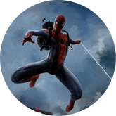 Opłatek tortowy 14 cm, Spiderman 1 szt.