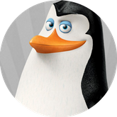 Opłatek tortowy 29 cm, Pingwiny z Madagaskaru