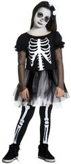 Kostium Strój Kościotrup Szkielet Kości 130/140 cm
